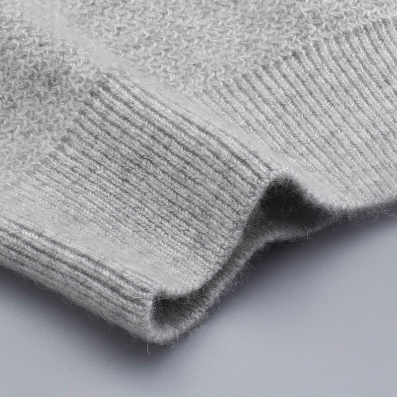 WaySoft Pure 100% Cashmere Beanie for Women in a Gift Box, Oversized Women Beanie Hat, Bring Warm and Luxury to Your Loved Ones, Perfect (Grey) - Image 3